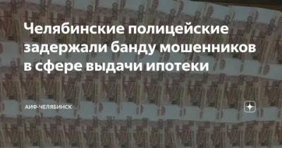 Южноуральские полицейские задержали этническую преступную группу, причастную к мошенничествам с ипотекой